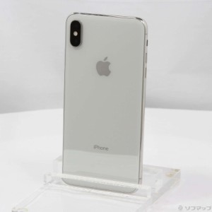 (中古)Apple iPhoneXS Max 64GB シルバー MT6R2J/A SoftBank(344-ud)