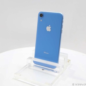 (中古)Apple iPhoneXR 128GB ブルー MT0U2J/A SIMフリー(344-ud)