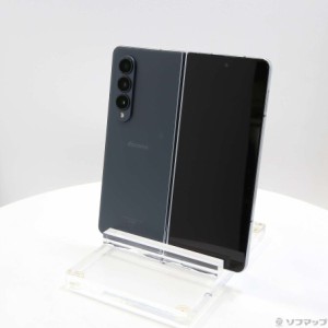 (中古)SAMSUNG Galaxy Z Fold4 256GB グレイグリーン SC-55C docomoロック解除SIMフリー(344-ud)