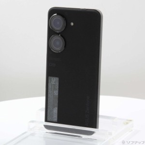 (中古)ASUS Zenfone 9 256GB ミッドナイトブラック ZF9-BK16S256 SIMフリー(258-ud)