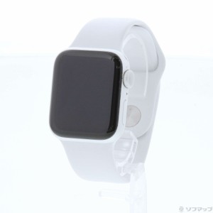 (中古)Apple Apple Watch Series 6 GPS 40mm シルバーアルミニウムケース ホワイトスポーツバンド(352-ud)