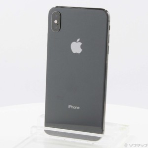 (中古)Apple iPhoneXS Max 64GB スペースグレイ MT6Q2J/A SIMフリー(269-ud)