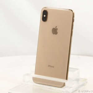 (中古)Apple iPhoneXS Max 64GB ゴールド MT6T2J/A SIMフリー(262-ud)