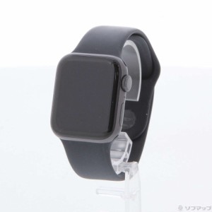 (中古)Apple Apple Watch Series 6 GPS 40mm スペースグレイアルミニウムケース ブラックスポーツバンド(305-ud)