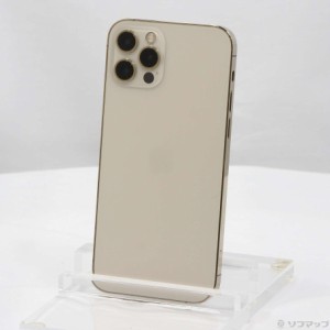 (中古)Apple iPhone12 Pro 256GB ゴールド MGMC3J/A SIMフリー(258-ud)