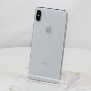 (中古)Apple iPhoneXS Max 64GB シルバー MT6R2J/A SIMフリー(262-ud)