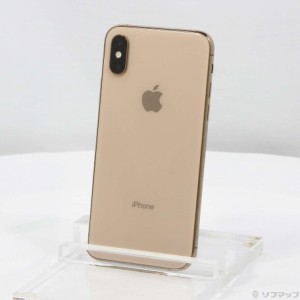 (中古)Apple iPhoneXS 64GB ゴールド MTAY2J/A SIMフリー(252-ud)