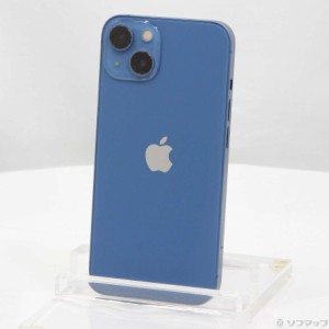 (中古)Apple iPhone13 128GB ブルー MLNG3J/A SIMフリー(297-ud)