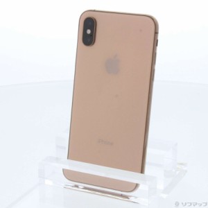 (中古)Apple iPhoneXS 256GB ゴールド MTE22J/A SIMフリー(198-ud)