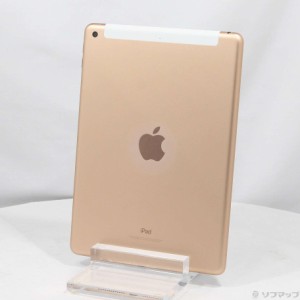 (中古)Apple iPad 第6世代 32GB ゴールド MRM02J/A auロック解除SIMフリー(262-ud)