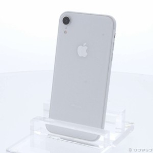 (中古)Apple iPhoneXR 64GB ホワイト MT032J/A SIMフリー(198-ud)