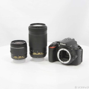 (中古)Nikon NIKON D5600 ダブルズームキット ブラック(297-ud)
