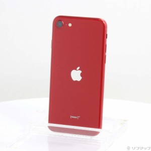 (中古)Apple iPhone SE 第3世代 64GB プロダクトレッド MMYE3J/A SIMフリー(368-ud)