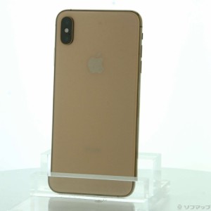 (中古)Apple iPhoneXS Max 64GB ゴールド MT6T2J/A SIMフリー(262-ud)