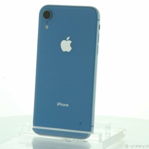 (中古)Apple iPhoneXR 64GB ブルー MT0E2J/A SIMフリー(269-ud)
