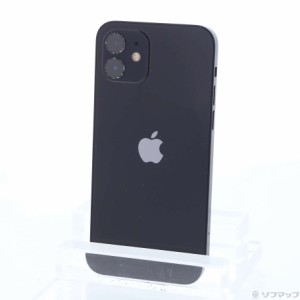 (中古)Apple iPhone12 128GB ブラック MGHU3J/A SIMフリー(252-ud)