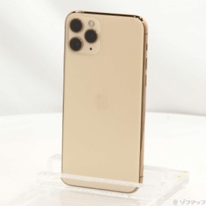 (中古)Apple iPhone11 Pro 64GB ゴールド NWC52J/A SIMフリー(258-ud)