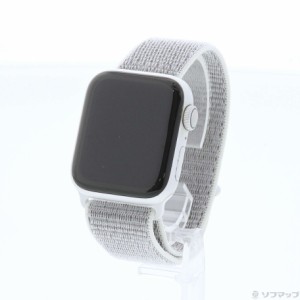 (中古)Apple Apple Watch Series 4 GPS 40mm シルバーアルミニウムケース シーシェルスポーツループ(344-ud)