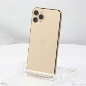 (中古)Apple iPhone11 Pro 64GB ゴールド MWC52J/A SIMフリー(251-ud)
