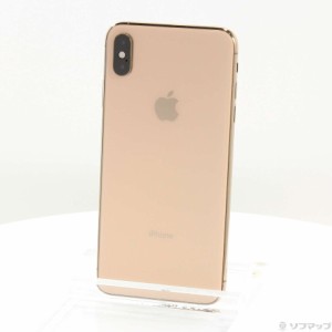 (中古)Apple iPhoneXS Max 64GB ゴールド MT6T2J/A SIMフリー(276-ud)