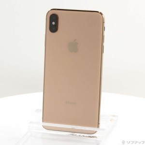 (中古)Apple iPhoneXS Max 64GB ゴールド MT6T2J/A SIMフリー(276-ud)