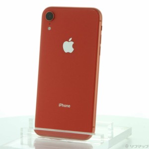 (中古)Apple iPhoneXR 64GB コーラル MT0A2J/A SIMフリー(269-ud)