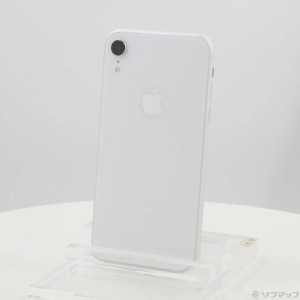 (中古)Apple iPhoneXR 128GB ホワイト MT0J2J/A SIMフリー(377-ud)