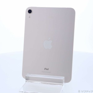 (中古)Apple iPad mini 第6世代 64GB スターライト MK7P3J/A Wi-Fi(198-ud)