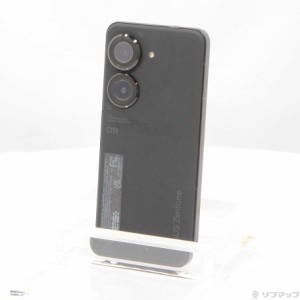 (中古)ASUS Zenfone 9 256GB ミッドナイトブラック ZF9-BK16S256 SIMフリー(258-ud)