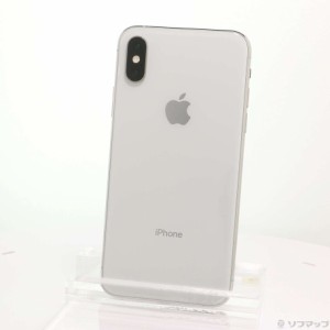 (中古)Apple iPhoneXS 64GB シルバー NTAX2J/A SIMフリー(344-ud)