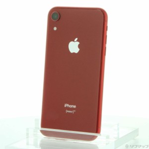 (中古)Apple iPhoneXR 128GB プロダクトレッド MT0N2J/A SIMフリー(344-ud)