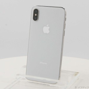 (中古)Apple iPhoneX 64GB シルバー MQAY2J/A SIMフリー(269-ud)