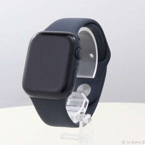 (中古)Apple Apple Watch Series 9 GPS 41mm ミッドナイトアルミニウムケース ミッドナイトスポーツバンド(258-ud)
