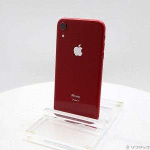 (中古)Apple iPhoneXR 64GB プロダクトレッド MT062J/A SIMフリー(344-ud)