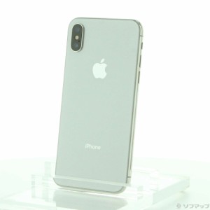 (中古)Apple iPhoneX 256GB シルバー MQC22J/A SIMフリー(198-ud)