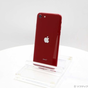 (中古)Apple iPhone SE 第3世代 64GB プロダクトレッド MMYE3J/A SIMフリー(276-ud)