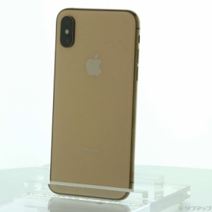 (中古)Apple iPhoneXS 256GB ゴールド NTE22J/A SIMフリー(384-ud)
