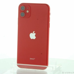 (中古)Apple iPhone11 64GB プロダクトレッド MHDD3J/A SIMフリー(269-ud)
