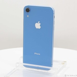 (中古)Apple iPhoneXR 64GB ブルー MT0E2J/A SIMフリー(377-ud)