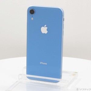 (中古)Apple iPhoneXR 64GB ブルー MT0E2J/A SIMフリー(305-ud)