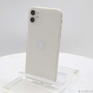 (中古)Apple iPhone11 64GB ホワイト MHDC3J/A SIMフリー(348-ud)