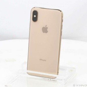 (中古)Apple iPhoneXS 64GB ゴールド MTAY2J/A SIMフリー(344-ud)