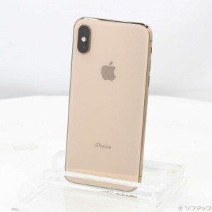 (中古)Apple iPhoneXS 256GB ゴールド MTE22J/A SIMフリー(198-ud)