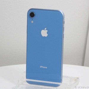 (中古)Apple iPhoneXR 64GB ブルー MT0E2J/A SIMフリー(344-ud)