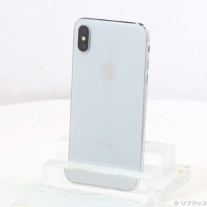 (中古)Apple iPhoneX 64GB シルバー MQAY2J/A SIMフリー(262-ud)