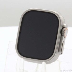 (中古)Apple Apple Watch Ultra GPS + Cellular 49mm チタニウムケース バンド無し(262-ud)