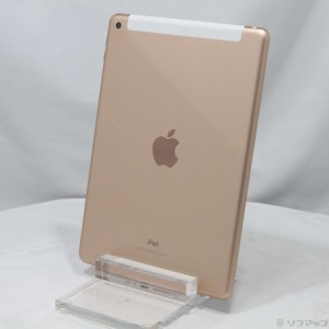 (中古)Apple iPad 第6世代 32GB ゴールド MRM02J/A auロック解除SIMフリー(352-ud)