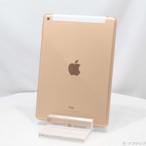 (中古)Apple iPad 第6世代 32GB ゴールド MRM02J/A auロック解除SIMフリー(297-ud)