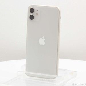 (中古)Apple iPhone11 64GB ホワイト MHDC3J/A SIMフリー(384-ud)