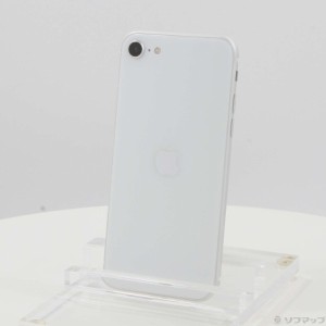 (中古)Apple iPhone SE 第2世代 64GB ホワイト MHGQ3J/A SIMフリー(384-ud)
